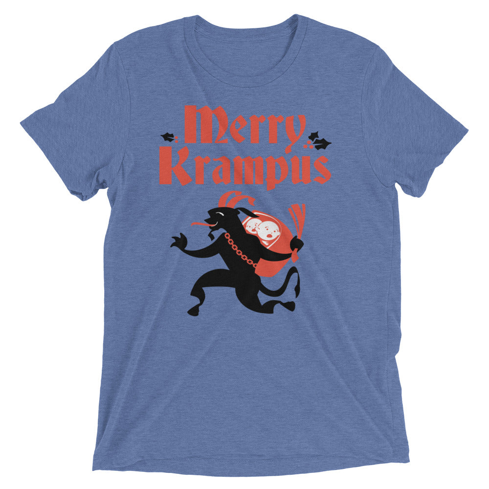Merry Krampus Men's Tri-Blend Tee product image 2