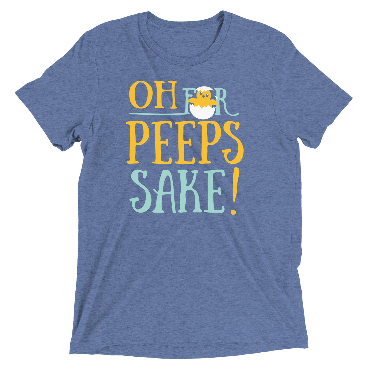 Oh For Peeps Sake Men's Tri-Blend Tee product image 2
