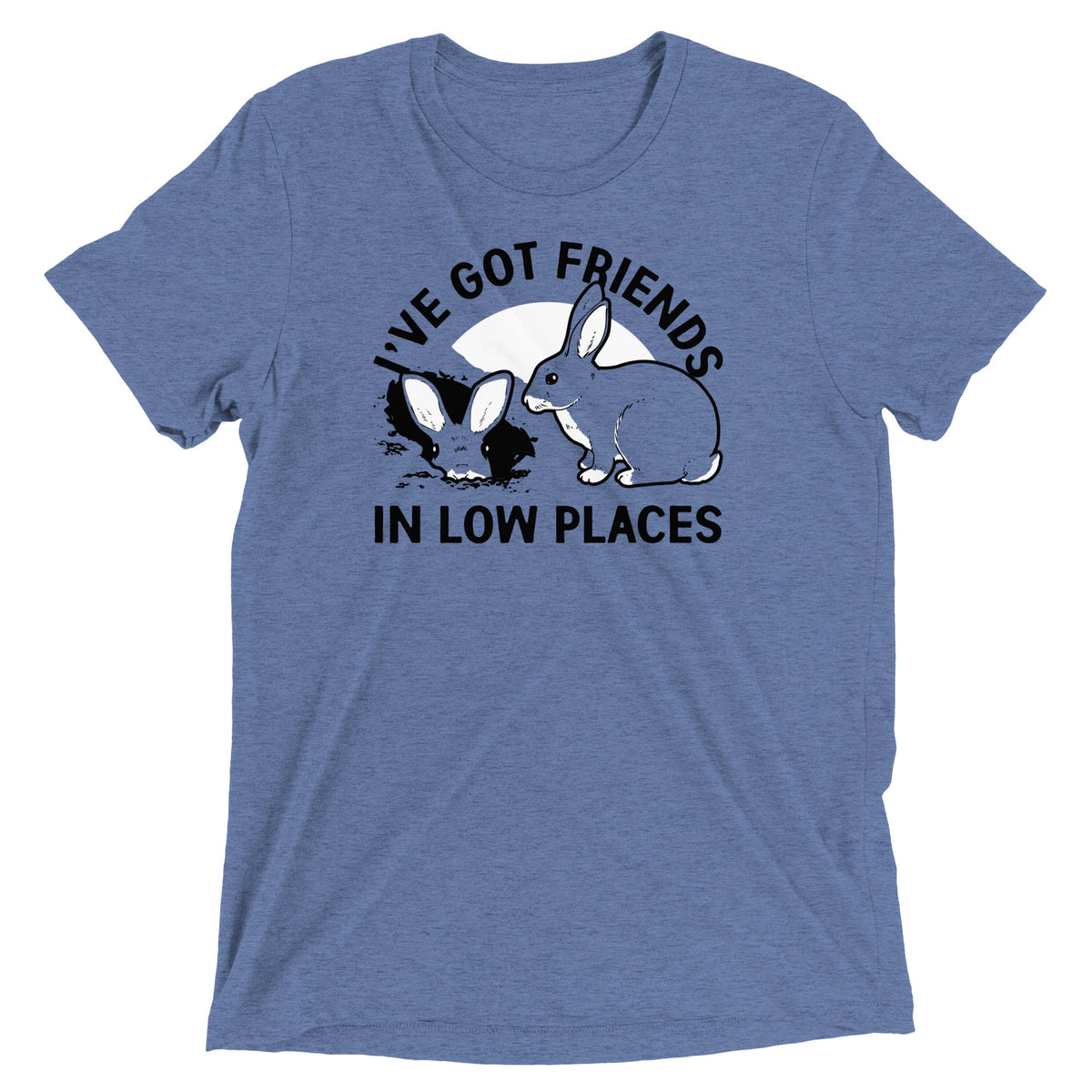 I've Got Friends In Low Places Men's Tri-Blend Tee product image 2