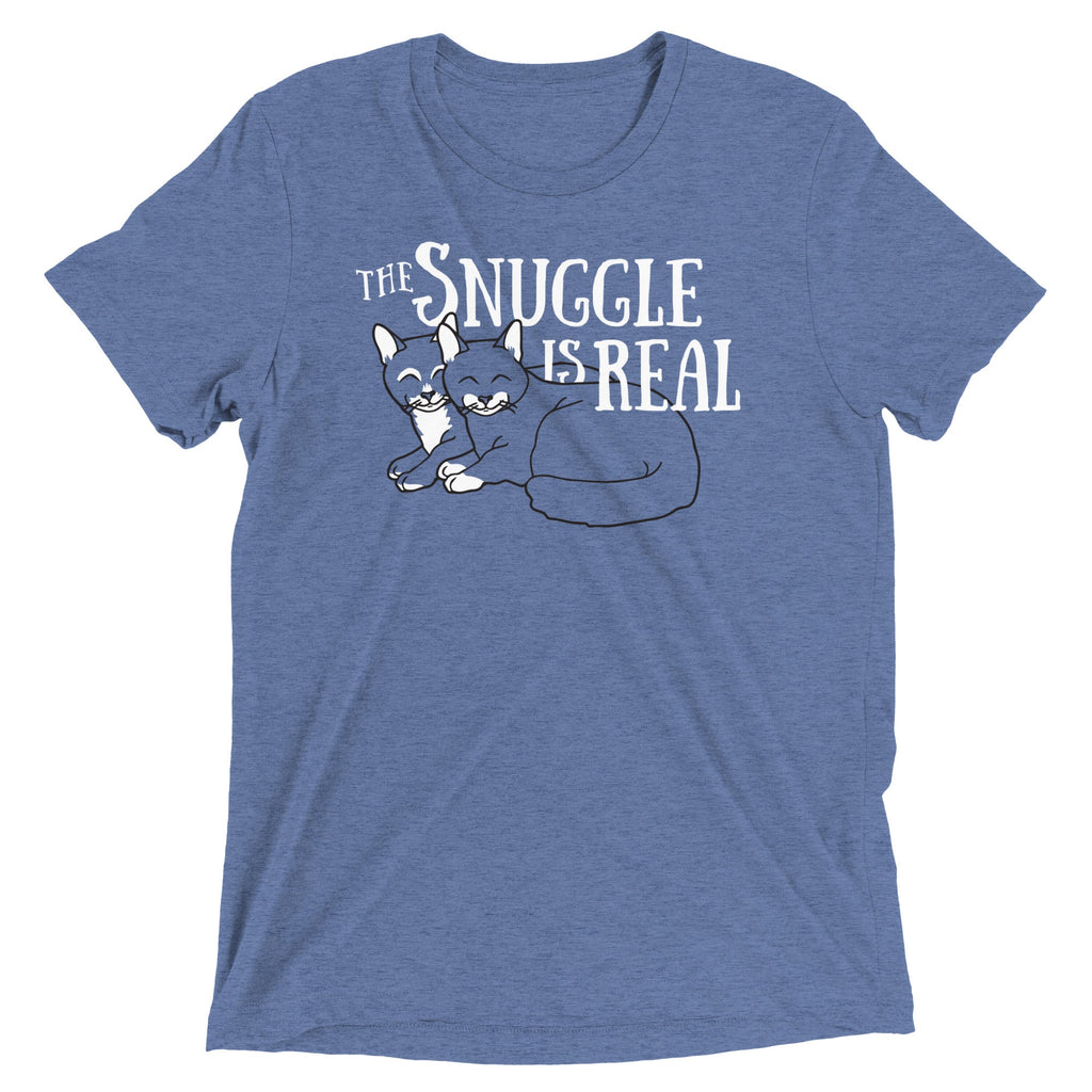 The Snuggle Is Real Men's Tri-Blend Tee product image 2