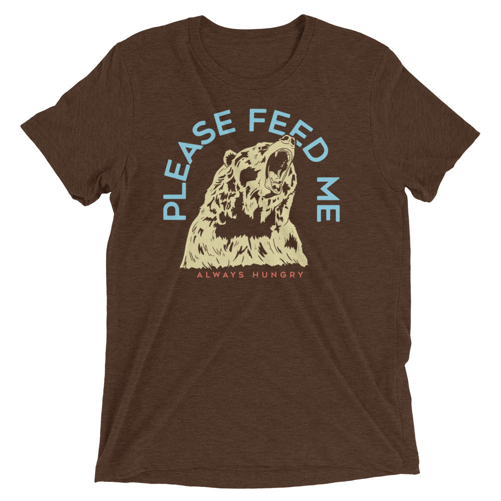 Please Feed Me, Always Hungry Men's Tri-Blend Tee product image 2
