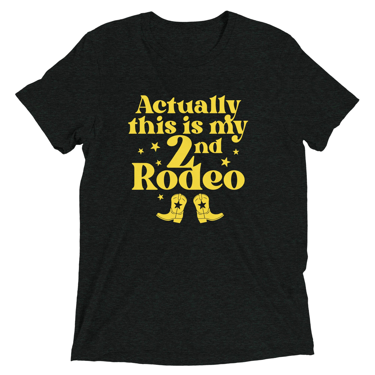 Actually This Is My 2nd Rodeo Men's Tri-Blend Tee product image 3