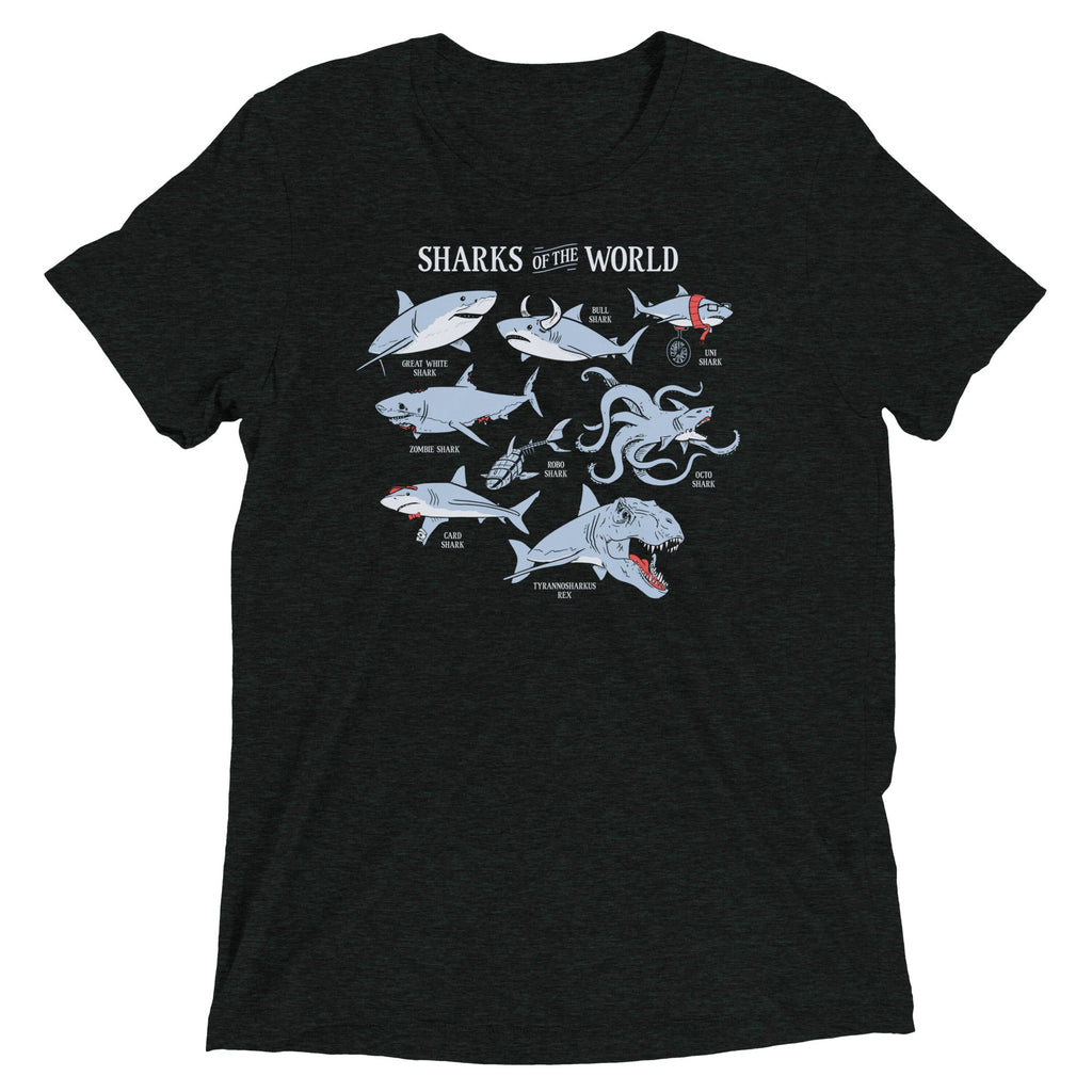 Sharks Of The World Men's Tri-Blend Tee product image 2
