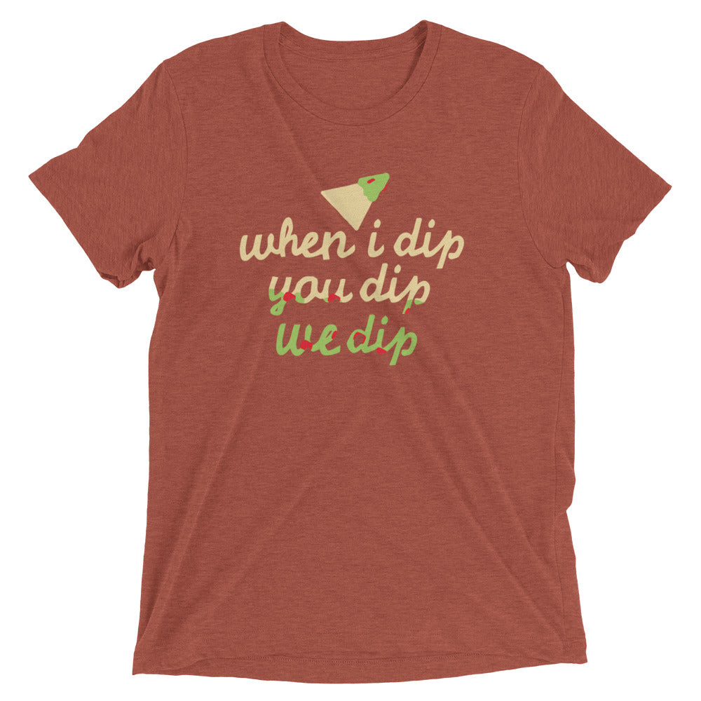 When I Dip You We Men's Tri-Blend Tee product image 4