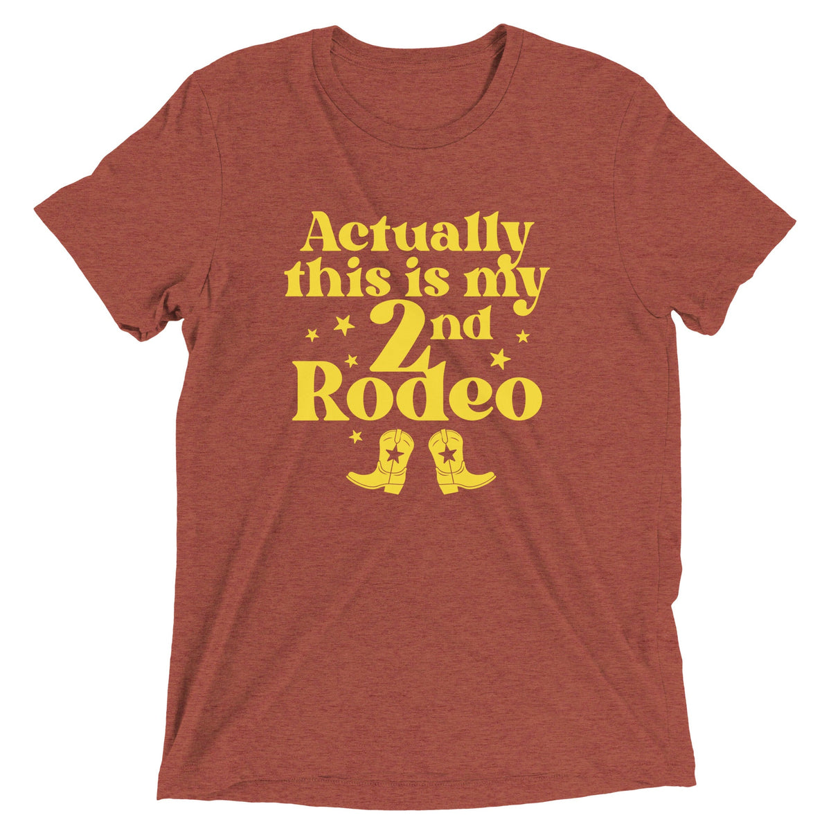 Actually This Is My 2nd Rodeo Men's Tri-Blend Tee product image 2