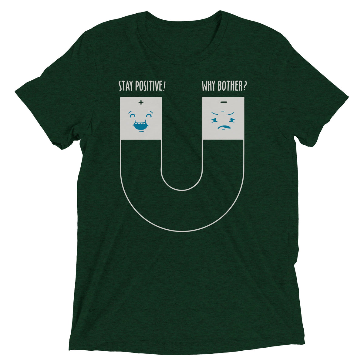 Stay Positive Men's Tri-Blend Tee product image 2