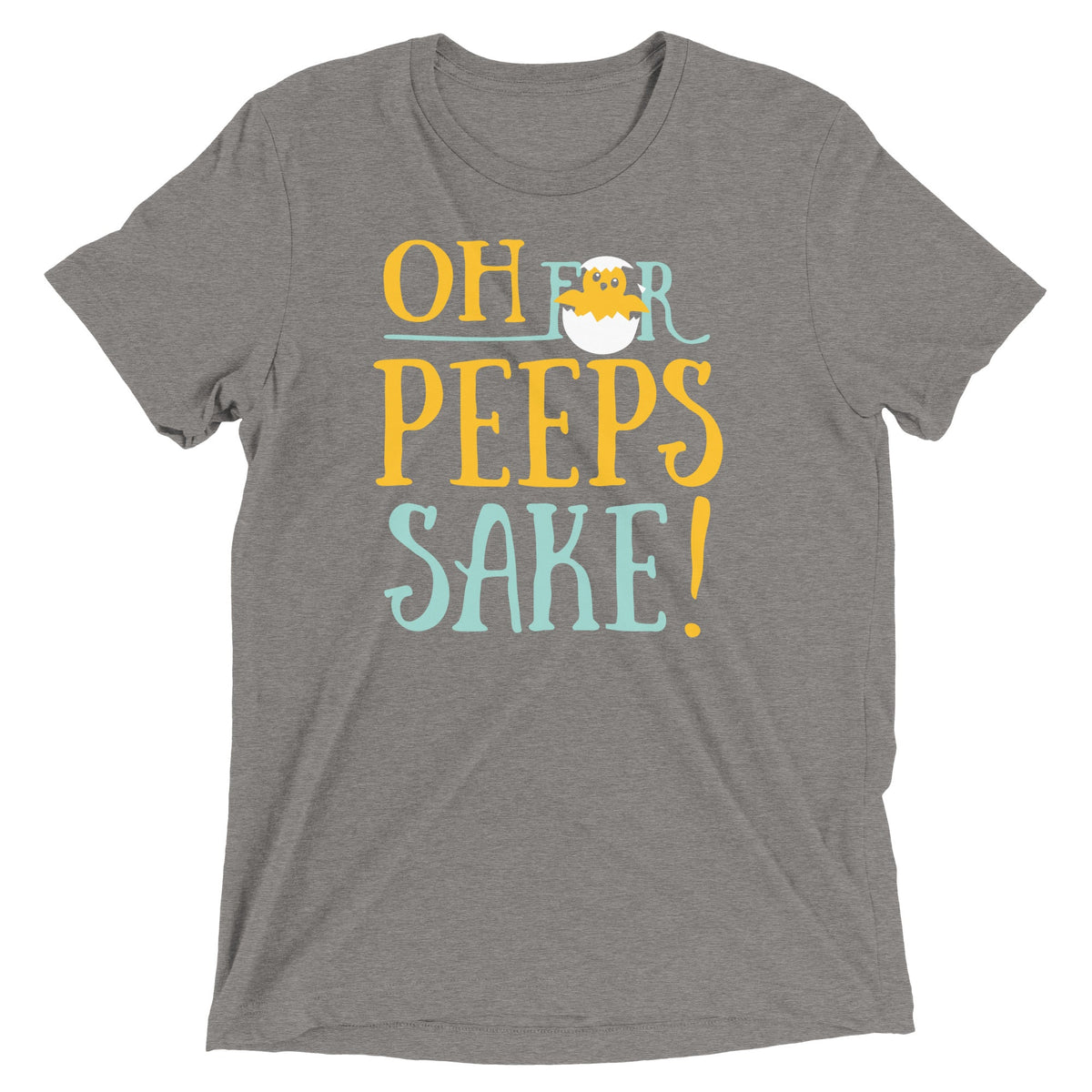 Oh For Peeps Sake Men's Tri-Blend Tee product image 3