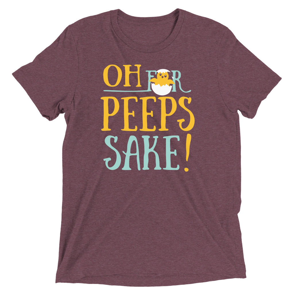 Oh For Peeps Sake Men's Tri-Blend Tee product image 4