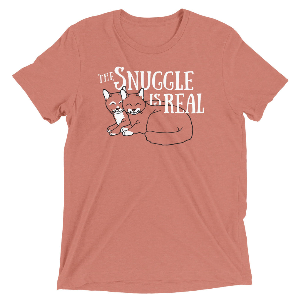 The Snuggle Is Real Men's Tri-Blend Tee product image 3