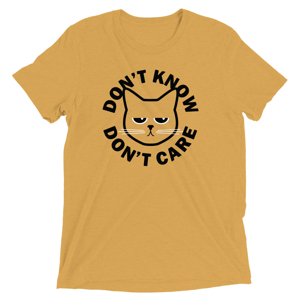 Don't Know Care Men's Tri-Blend Tee product image 4
