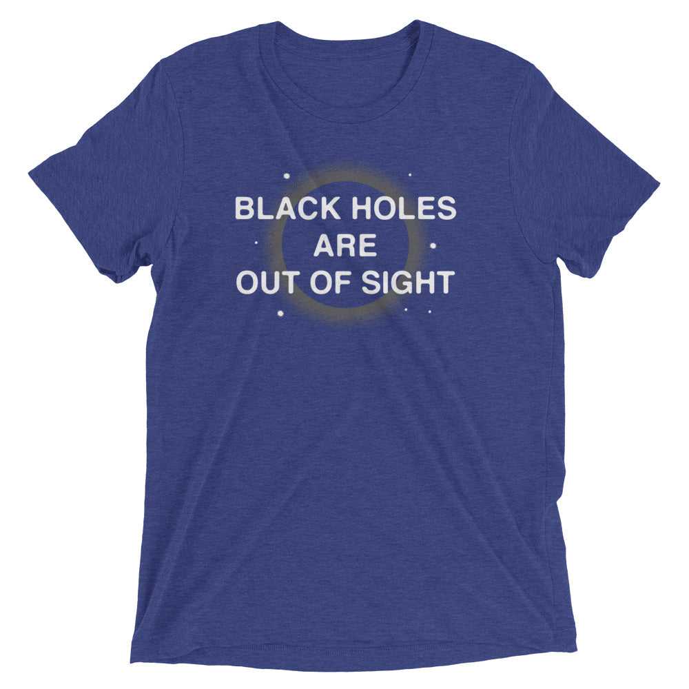 Black Holes Are Out Of Sight Men's Tri-Blend Tee product image 2