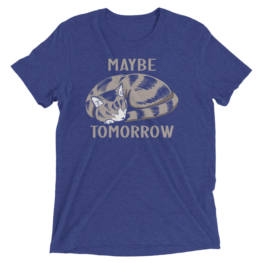 Maybe Tomorrow Men's Tri-Blend Tee product image 4