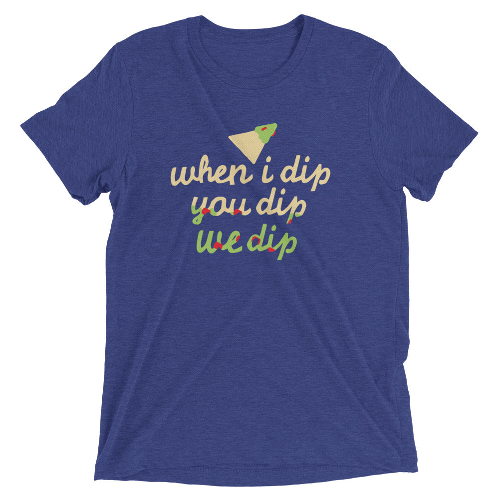 When I Dip You We Men's Tri-Blend Tee product image 3