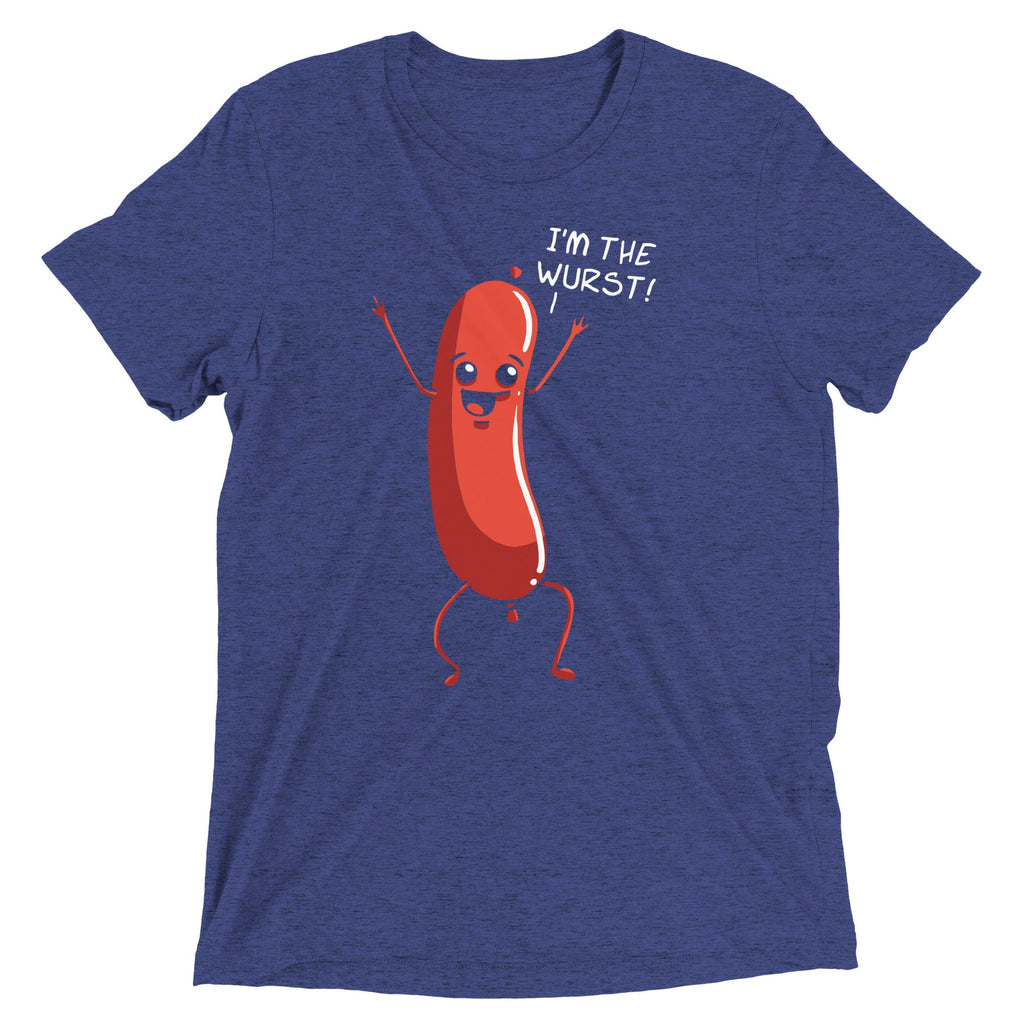 I'm The Wurst Men's Tri-Blend Tee product image 3