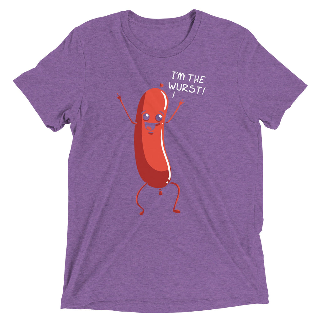 I'm The Wurst Men's Tri-Blend Tee product image 4