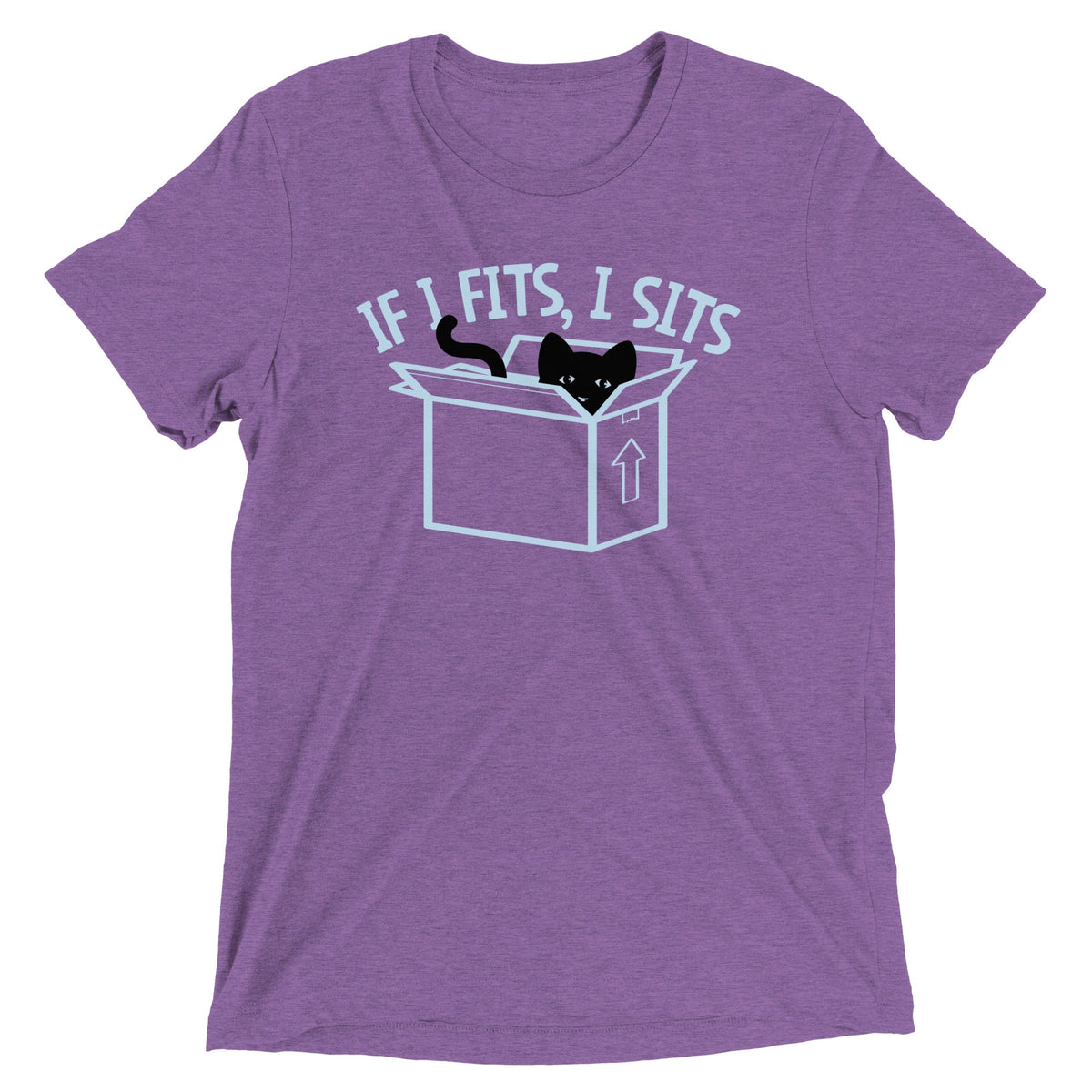 If I Fits, I Sits Men's Tri-Blend Tee product image 3