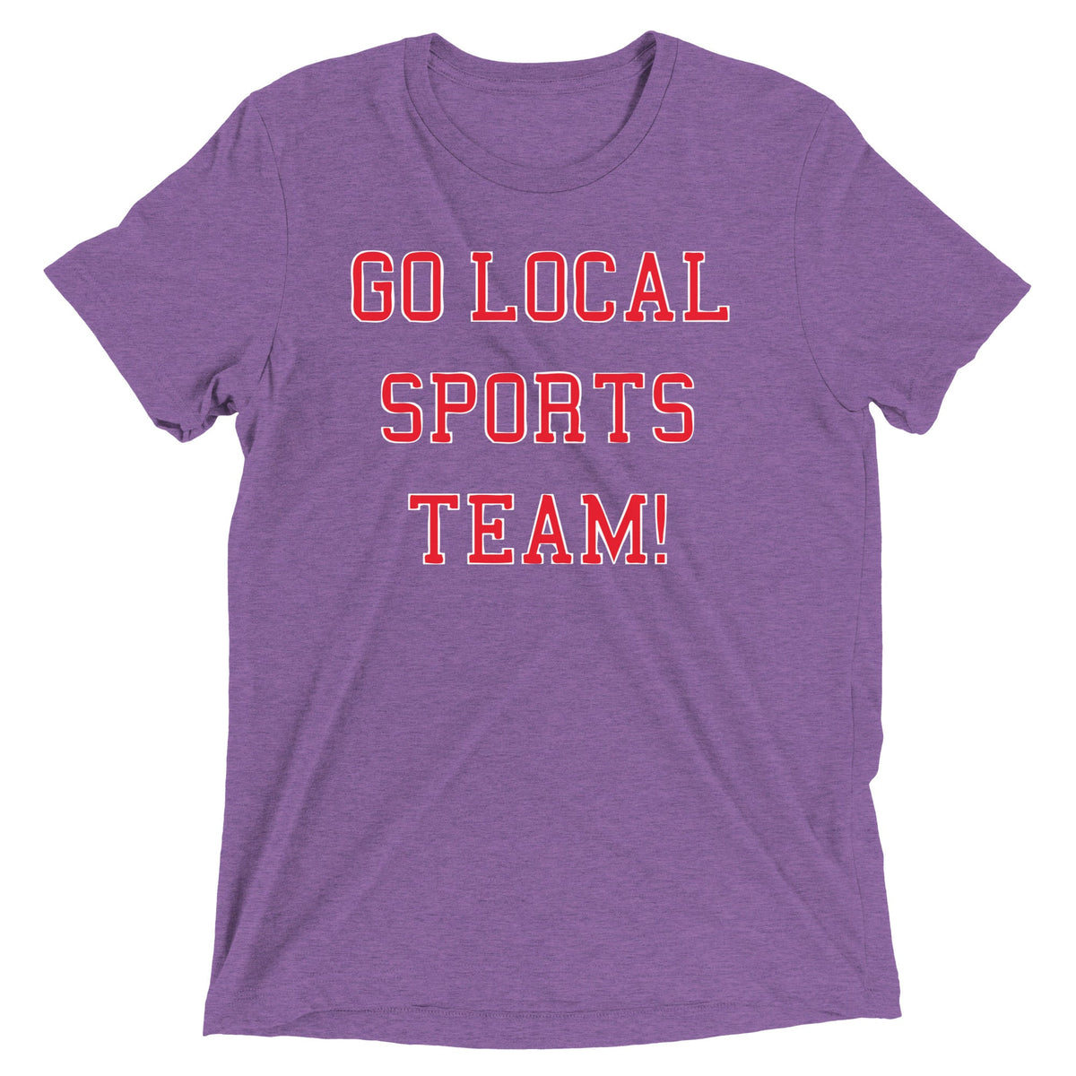 Go Local Sports Team! Men's Tri-Blend Tee product image 2