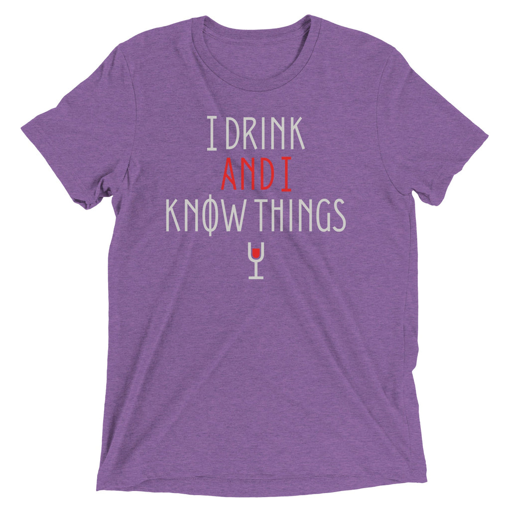 I Drink And I Know Things Men's Tri-Blend Tee product image 5
