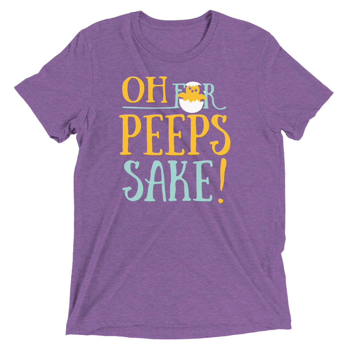 Oh For Peeps Sake Men's Tri-Blend Tee product image 5
