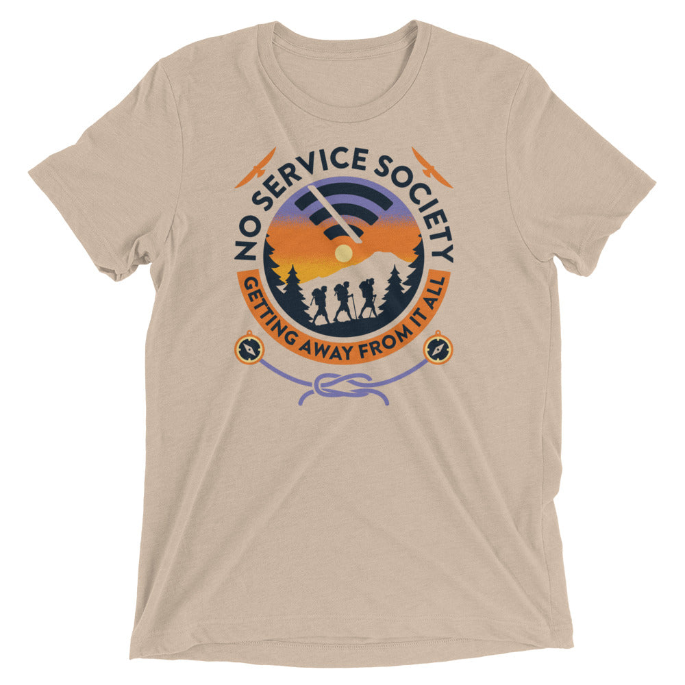 No Service Society Men's Tri-Blend Tee product image 4