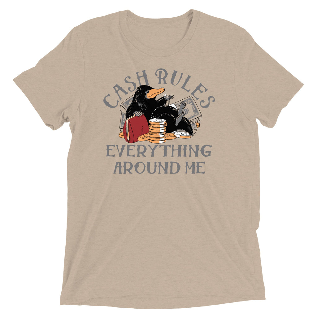 Cash Rules Everything Around Me Men's Tri-Blend Tee product image 3