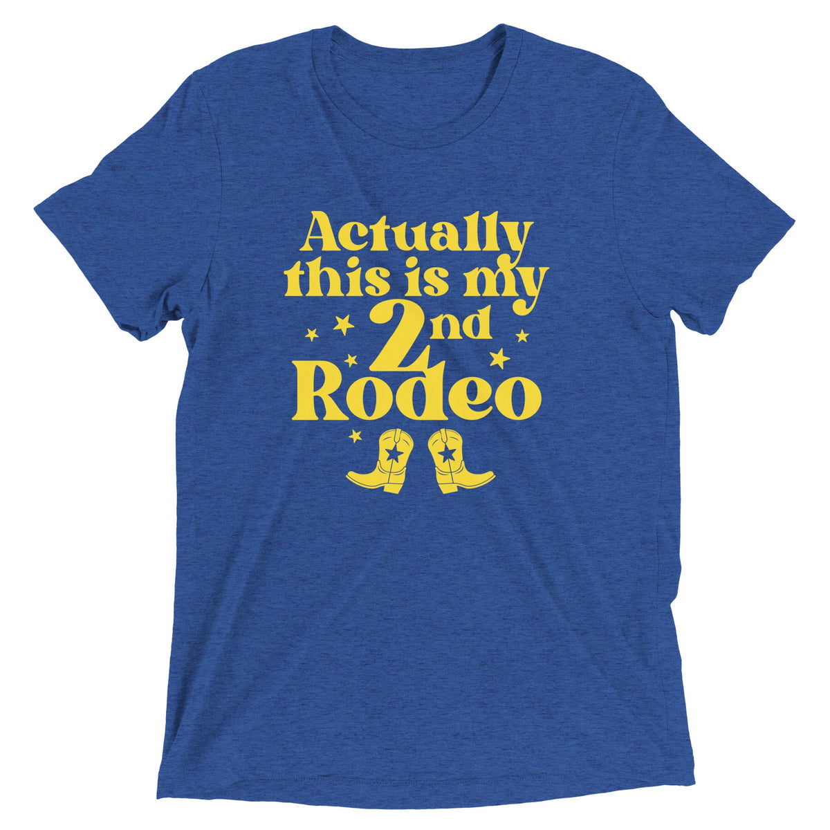 Actually This Is My 2nd Rodeo Men's Tri-Blend Tee product image 4