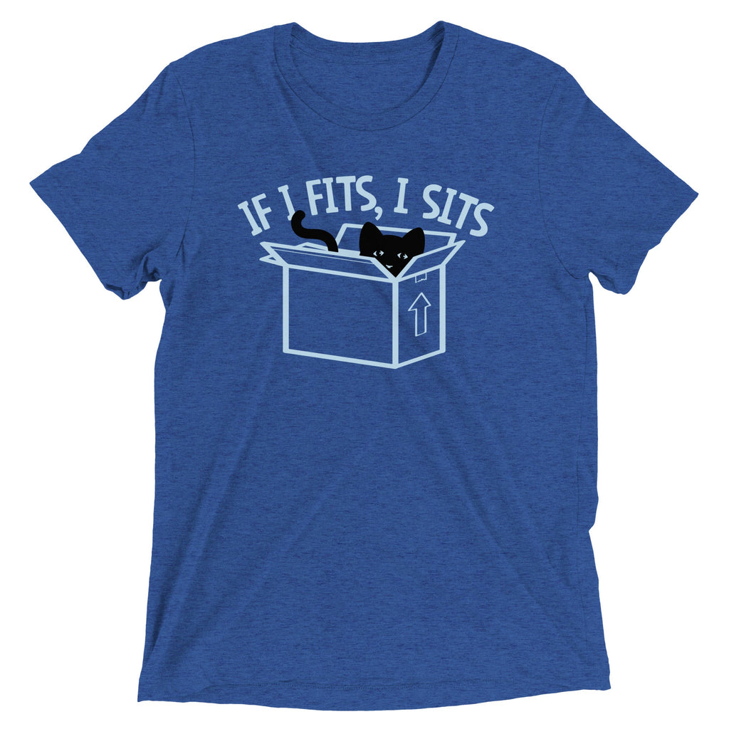 If I Fits, I Sits Men's Tri-Blend Tee product image 1