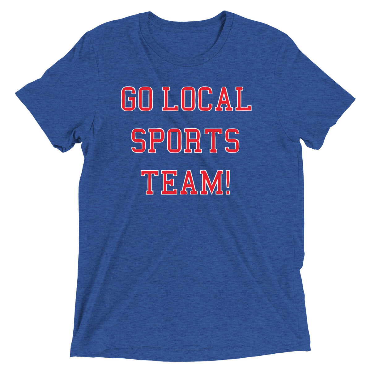 Go Local Sports Team! Men's Tri-Blend Tee product image 3