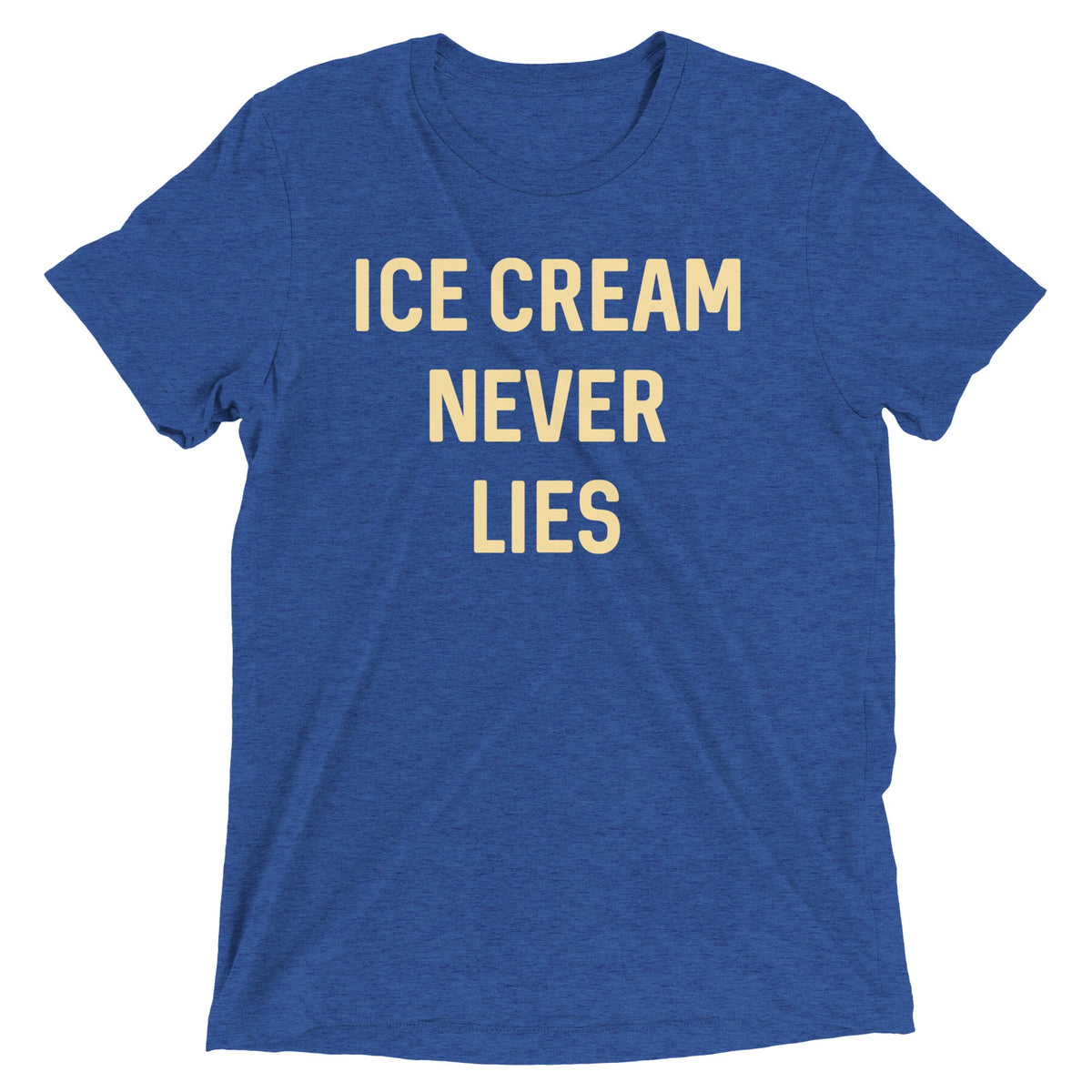 Ice Cream Never Lies Men's Tri-Blend Tee product image 4