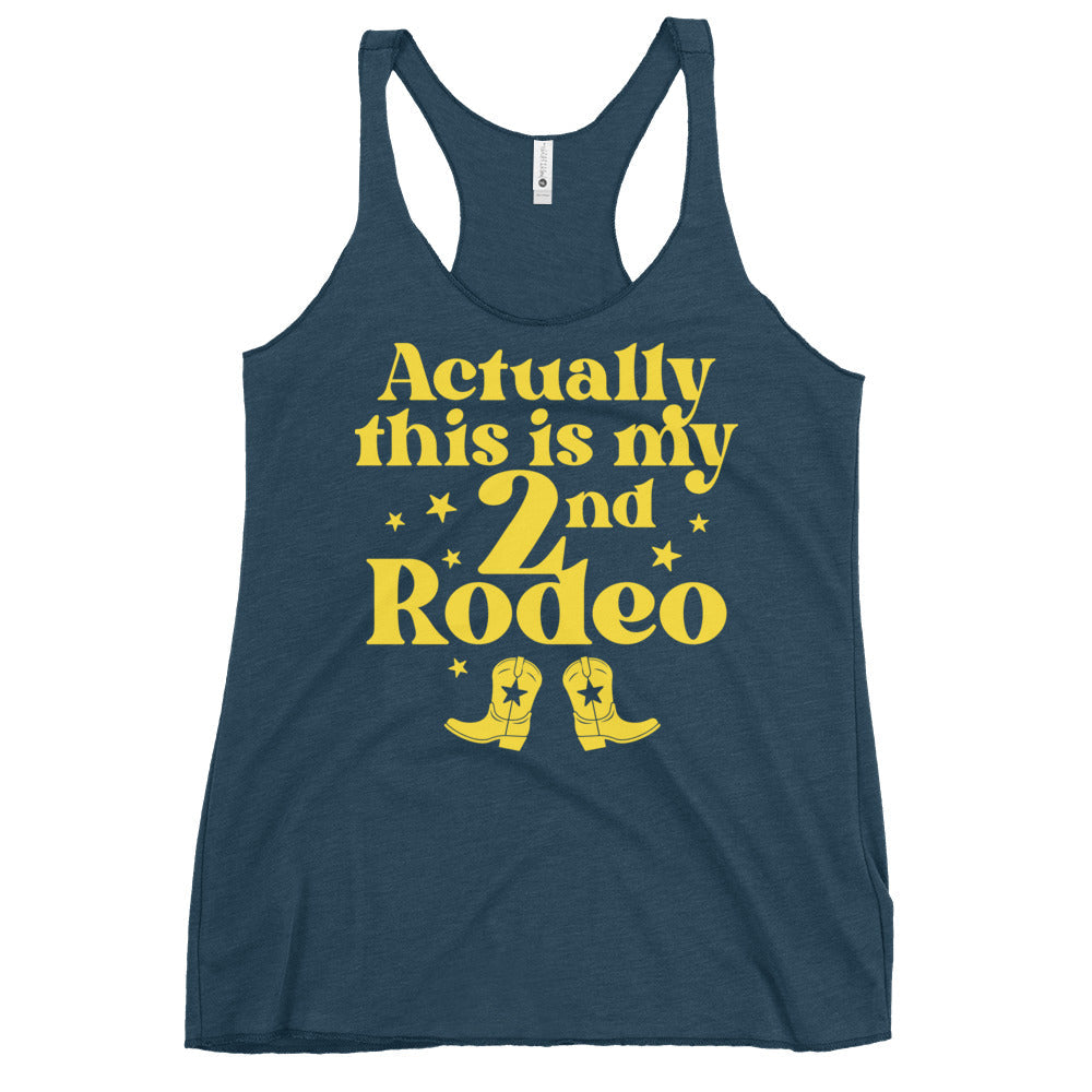 Actually This Is My 2nd Rodeo Women's Racerback Tank product image 1