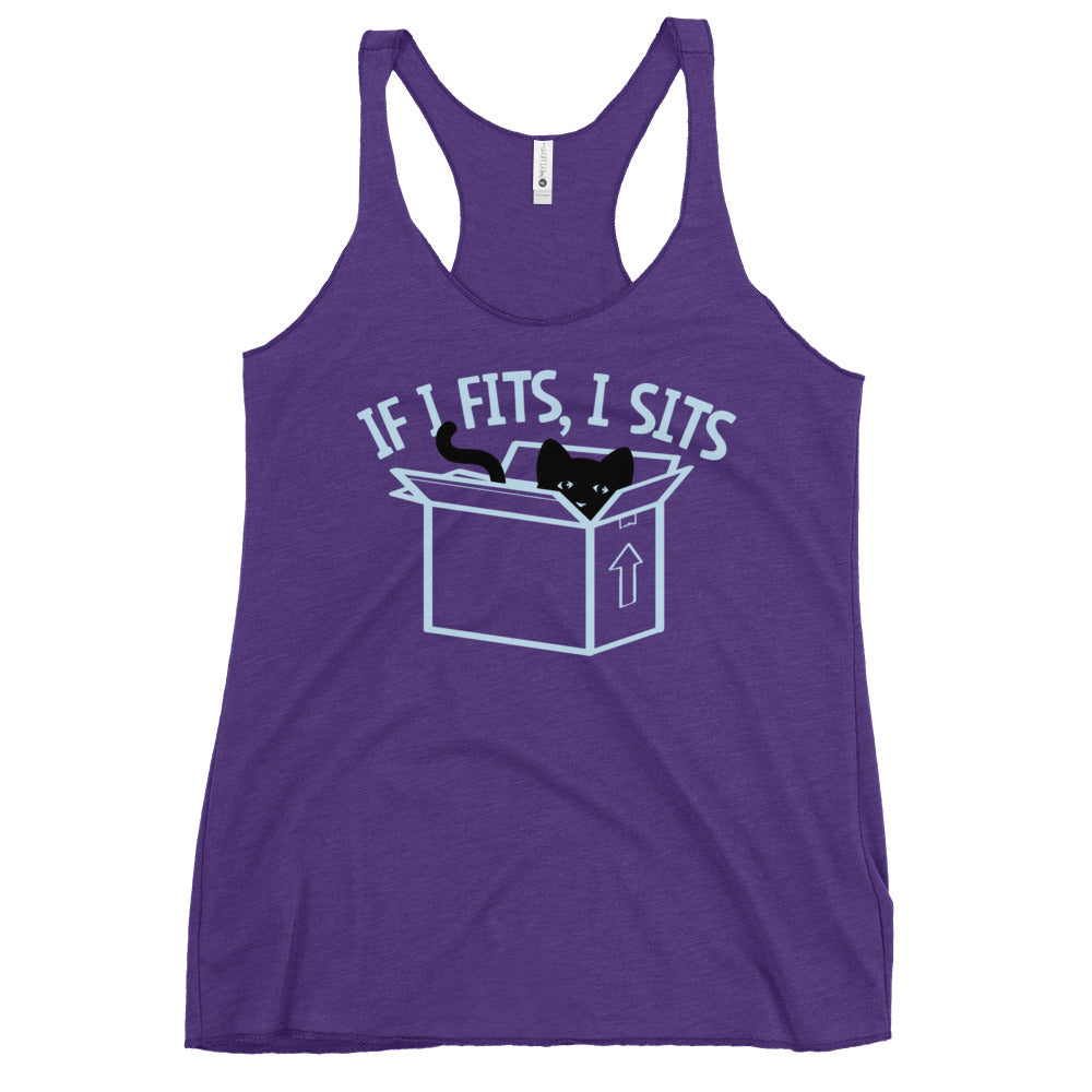 If I Fits, I Sits Women's Racerback Tank
