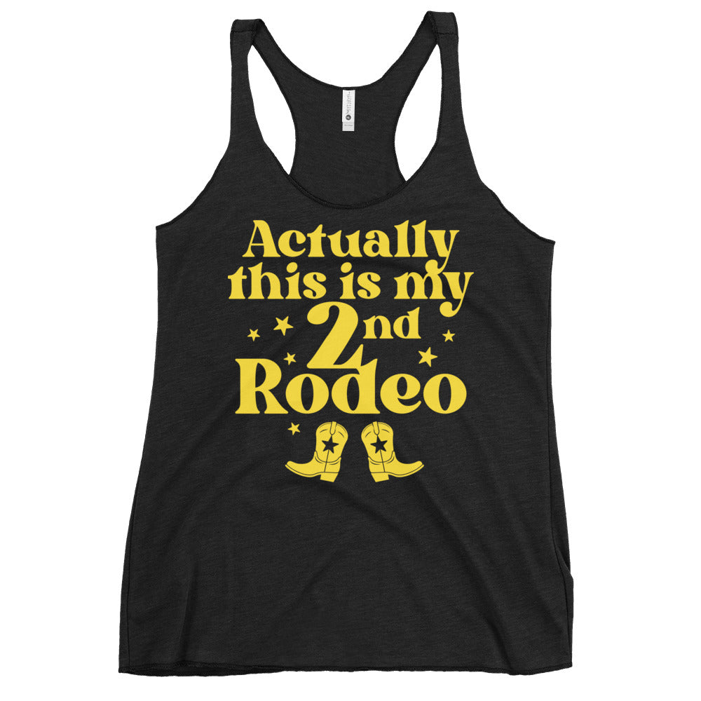 Actually This Is My 2nd Rodeo Women's Racerback Tank product image 2