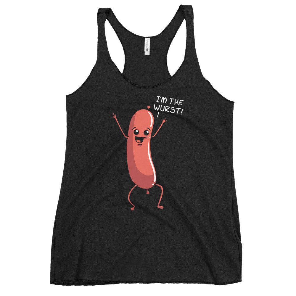 I'm The Wurst Women's Racerback Tank