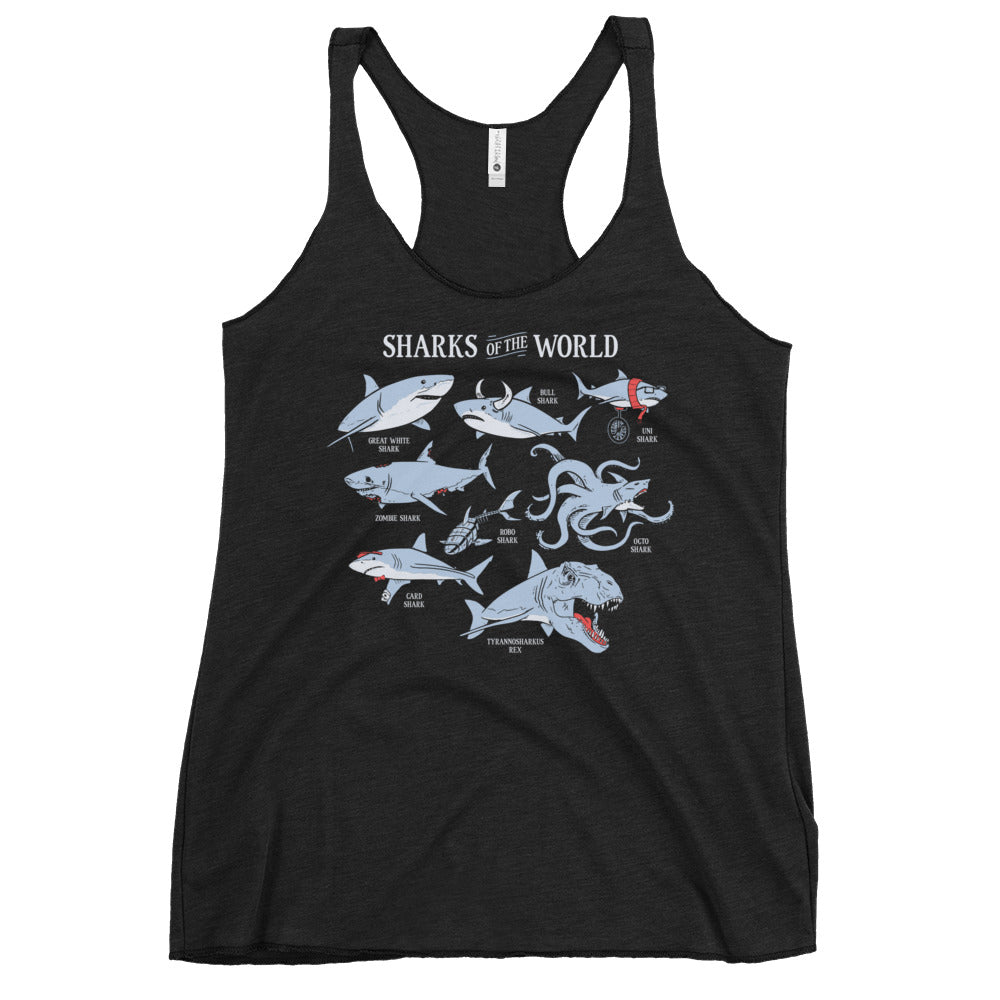 Sharks Of The World Women's Racerback Tank product image 2