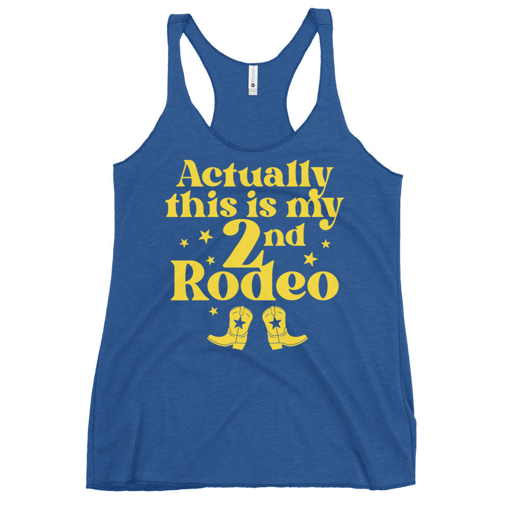 Actually This Is My 2nd Rodeo Women's Racerback Tank product image 6