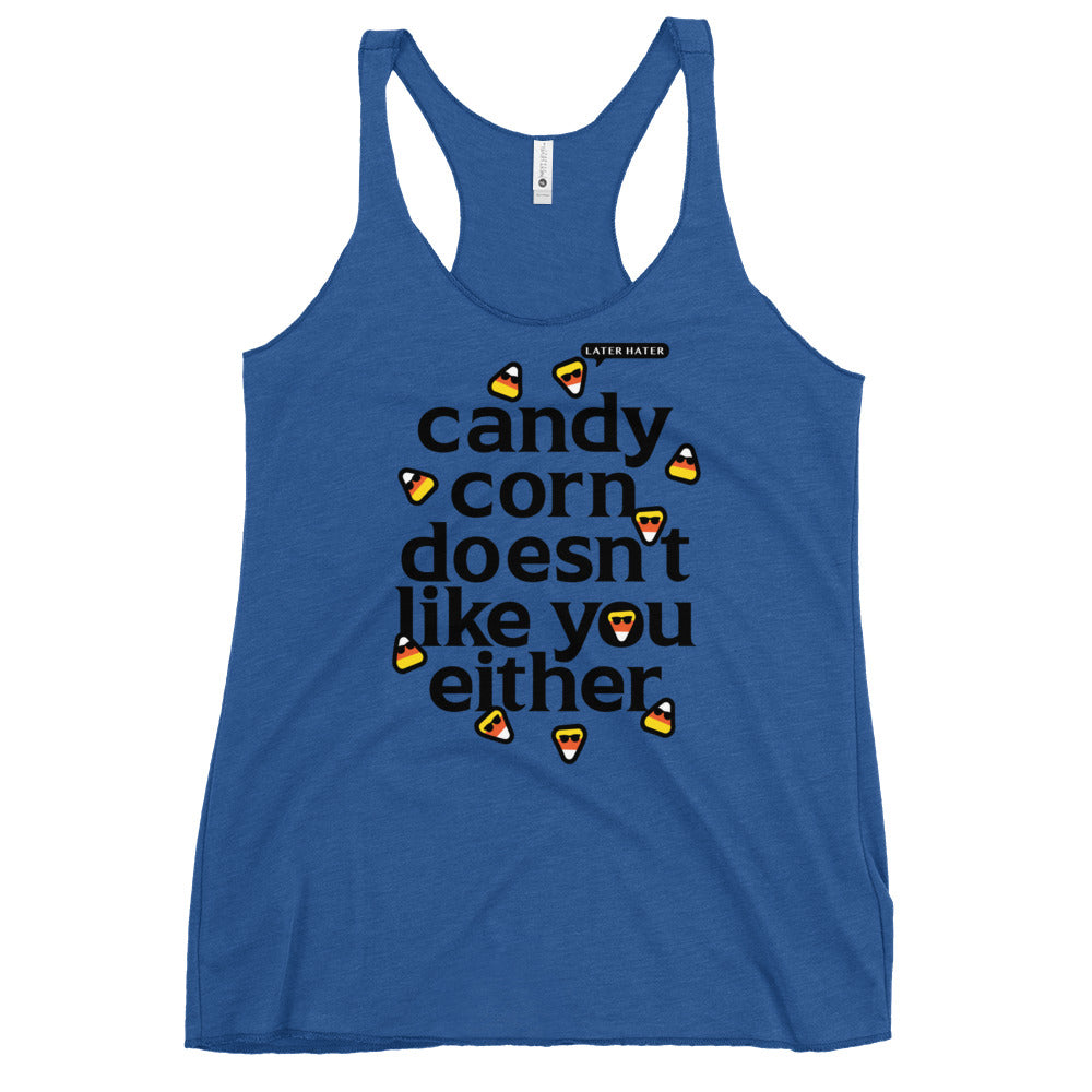 Candy Corn Doesn't Like You Either Women's Racerback Tank product image 5