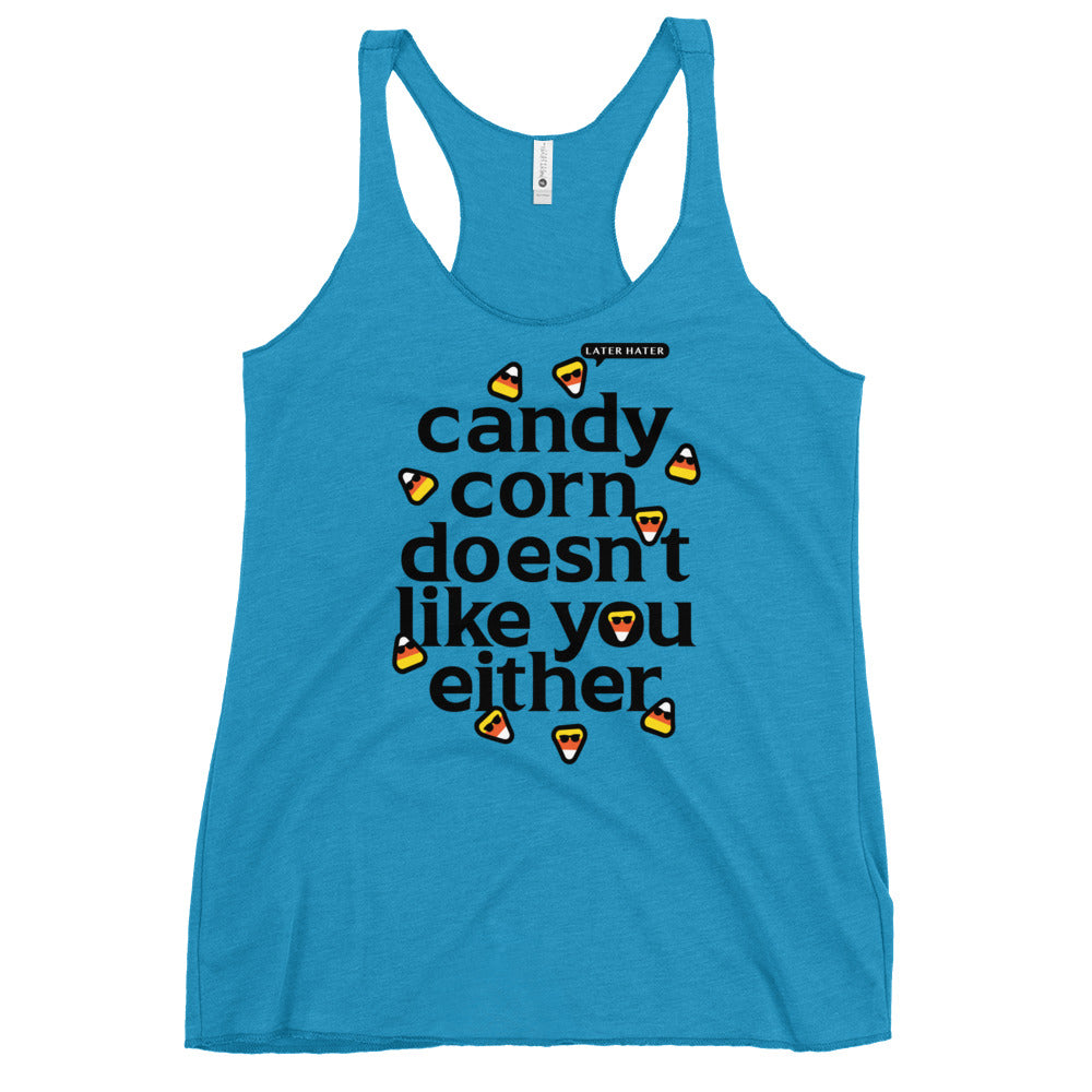 Candy Corn Doesn't Like You Either Women's Racerback Tank product image 2