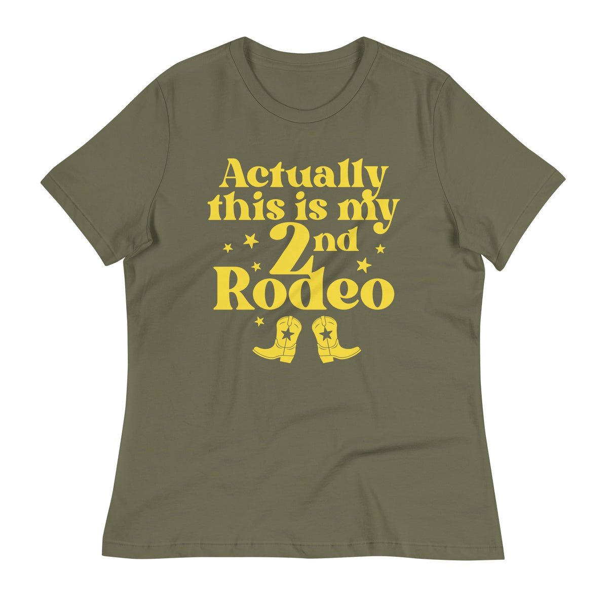 Actually This Is My 2nd Rodeo Women's Signature Tee product image 1