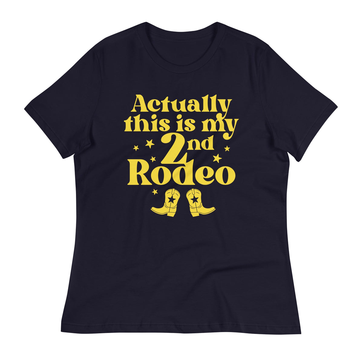 Actually This Is My 2nd Rodeo Women's Signature Tee product image 5