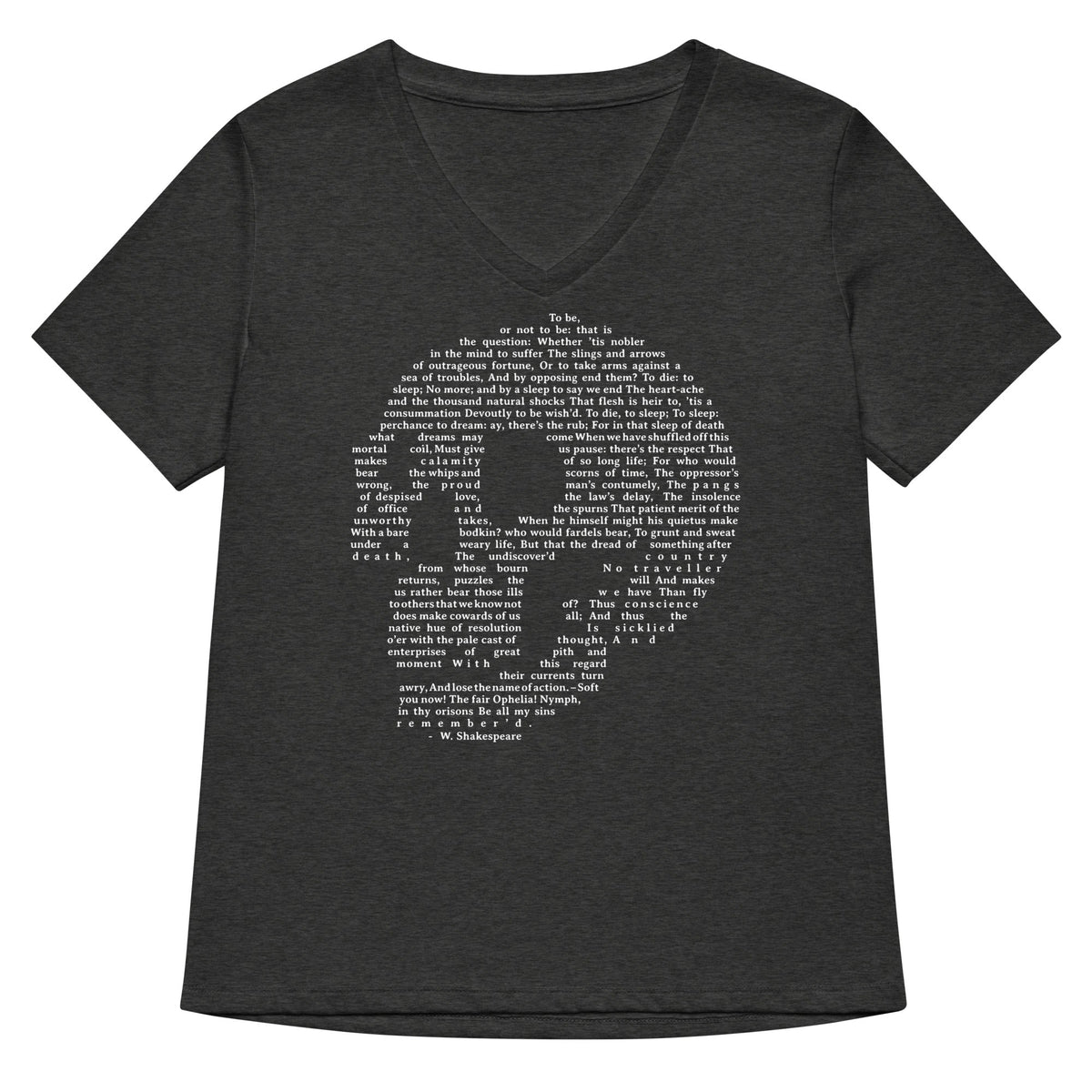 Hamlet Soliloquy Women's V-Neck Tee product image 3