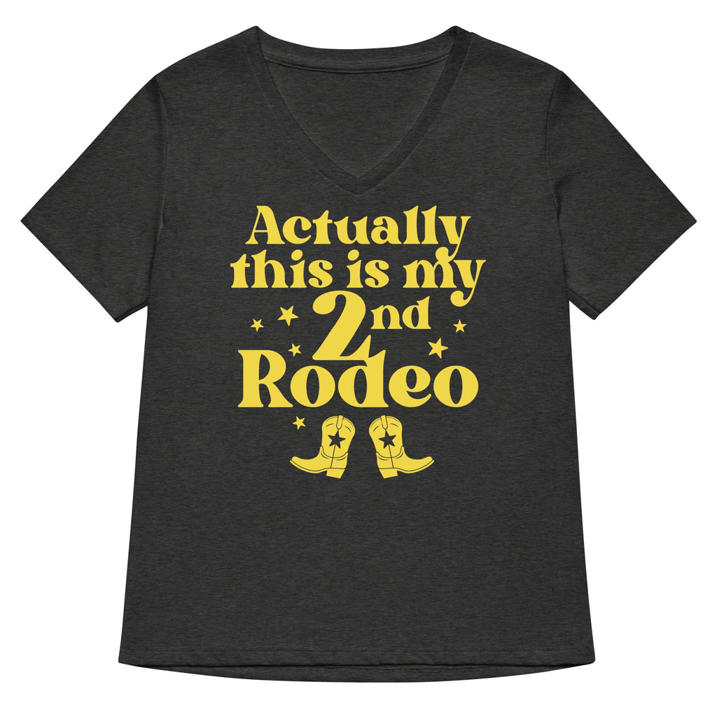 Actually This Is My 2nd Rodeo Women's V-Neck Tee product image 3