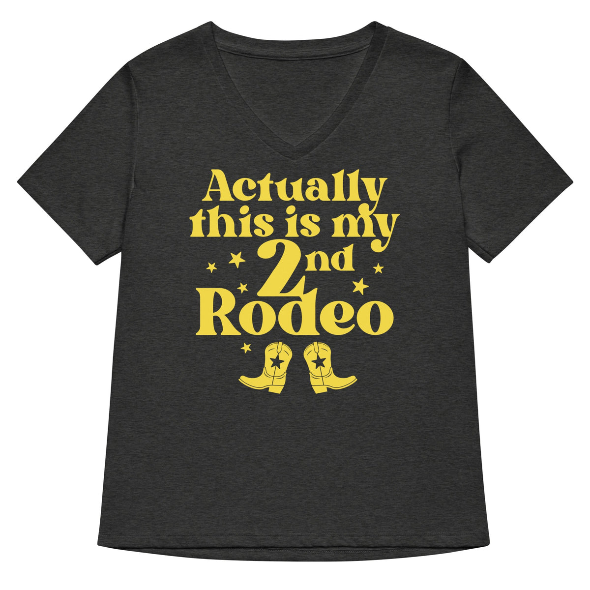 Actually This Is My 2nd Rodeo Women's V-Neck Tee product image 3