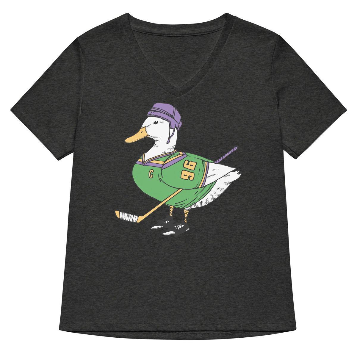 Mighty Duck Women's V-Neck Tee product image 4