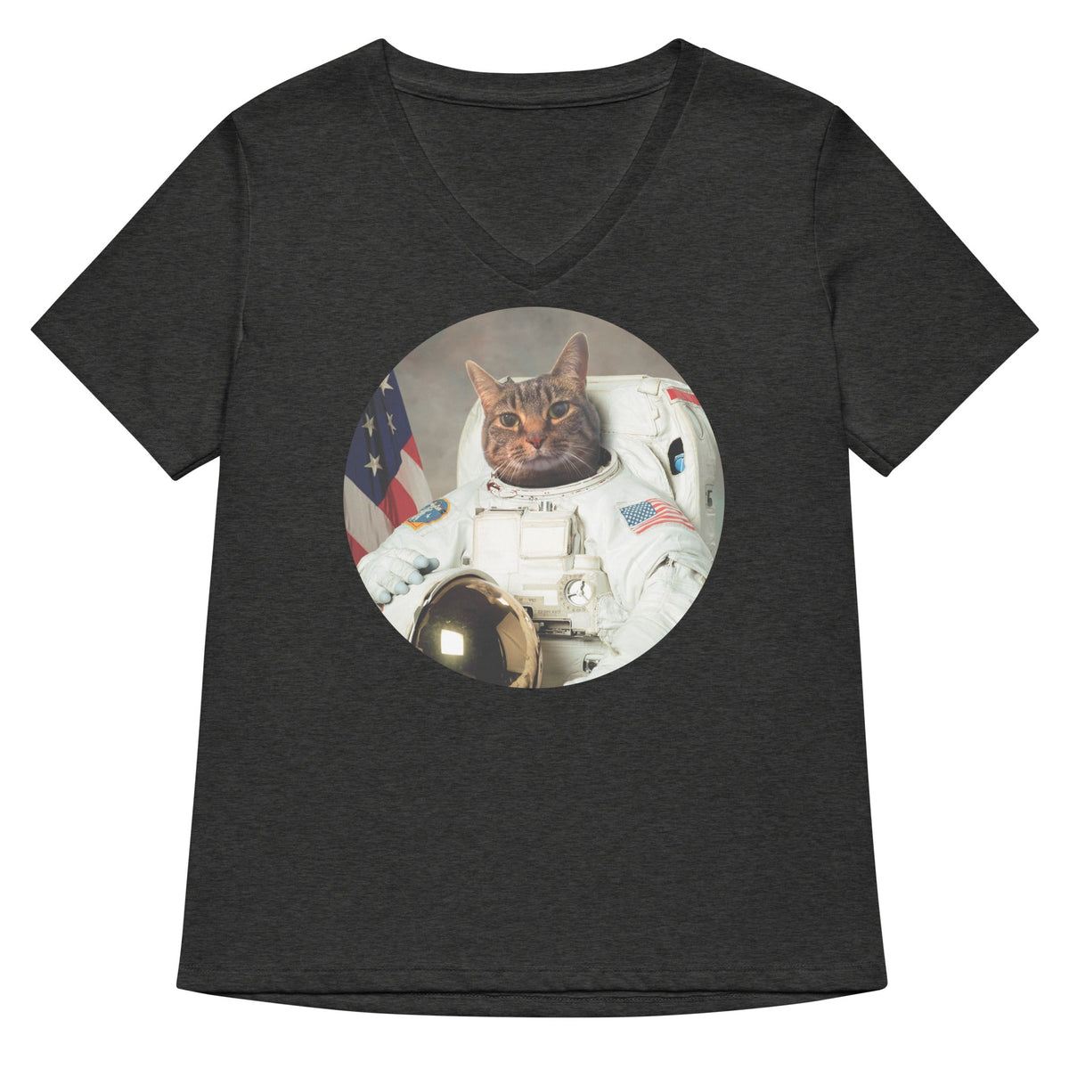 Astrocat Women's V-Neck Tee product image 3