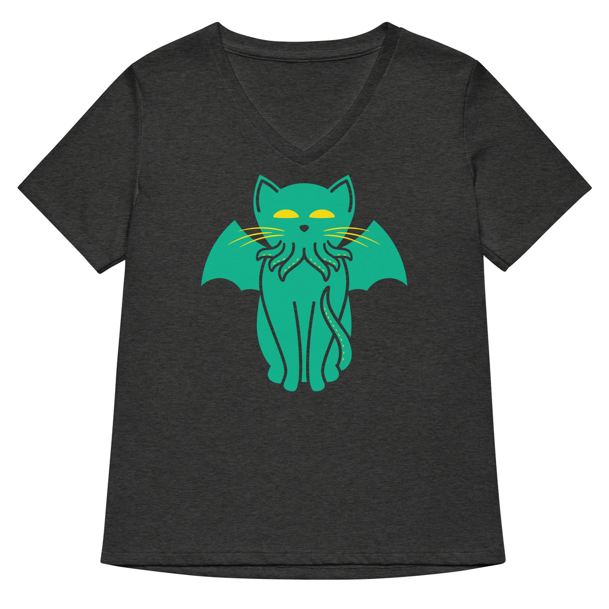 Cathulhu Women's V-Neck Tee product image 3
