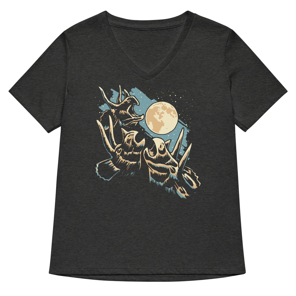 3 Tri Moon Women's V-Neck Tee product image 2