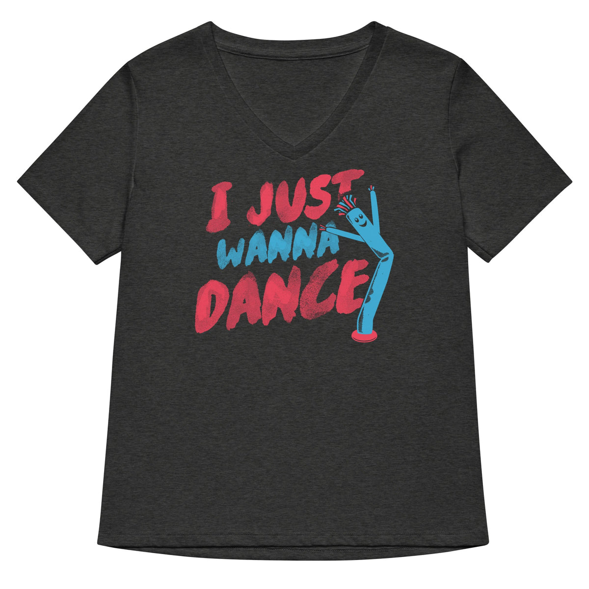 I Just Wanna Dance Women's V-Neck Tee product image 2