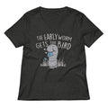 The Early Worm Gets Bird Women's V-Neck Tee product image 1