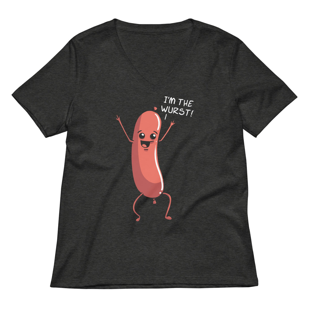 I'm The Wurst Women's V-Neck Tee product image 3