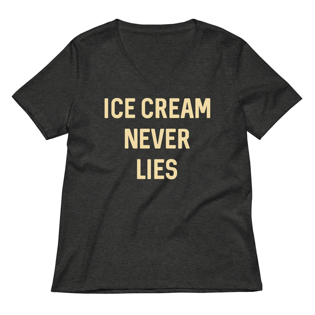 Ice Cream Never Lies Women's V-Neck Tee product image 3